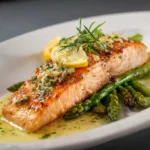 baked salmon with lemon butter