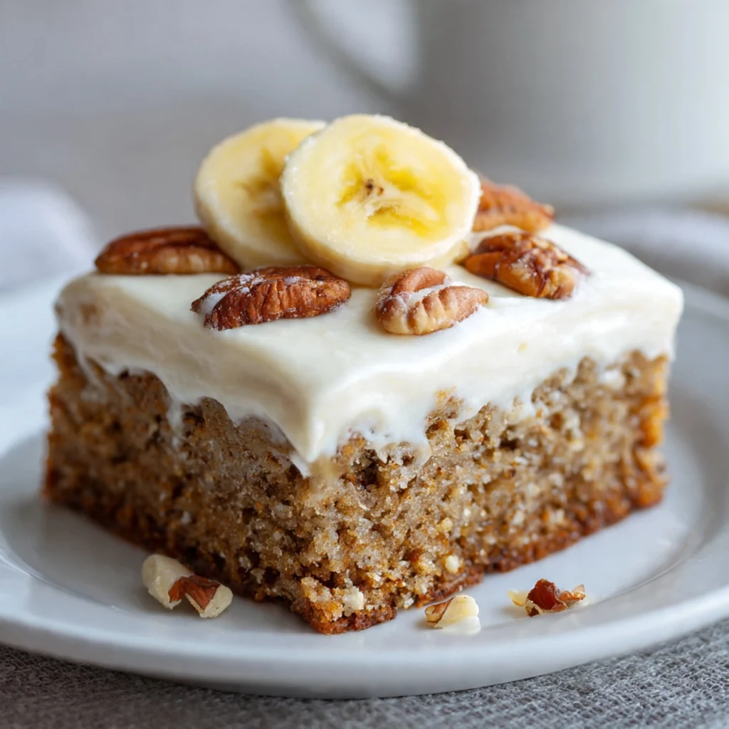 Banana Bars With Cream Cheese Frosting