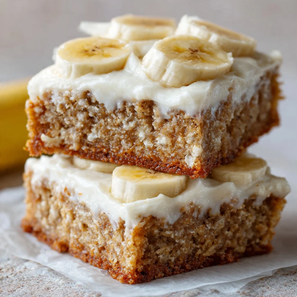 Banana Bars With Cream Cheese Frosting