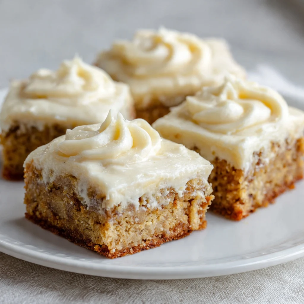 Banana Bars With Cream Cheese Frosting