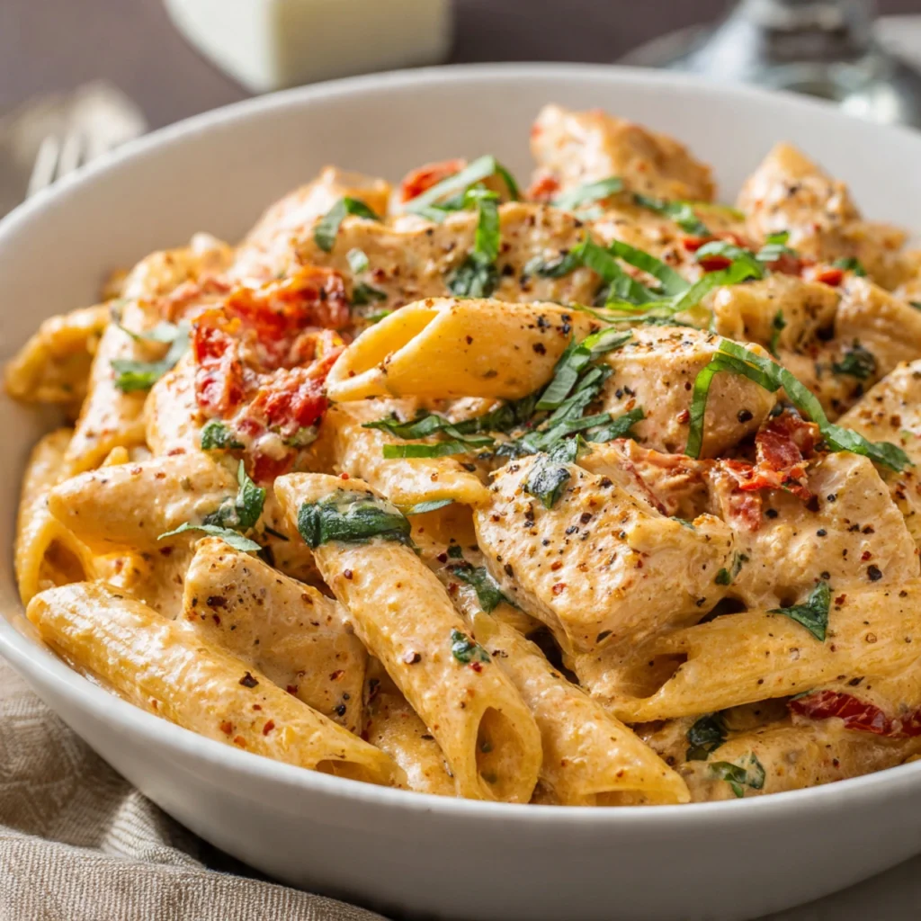 Best Creamy Tuscan Chicken Pasta (Quick 30-Minute Recipe) creamy tuscan chicken pasta