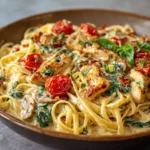 creamy tuscan chicken pasta