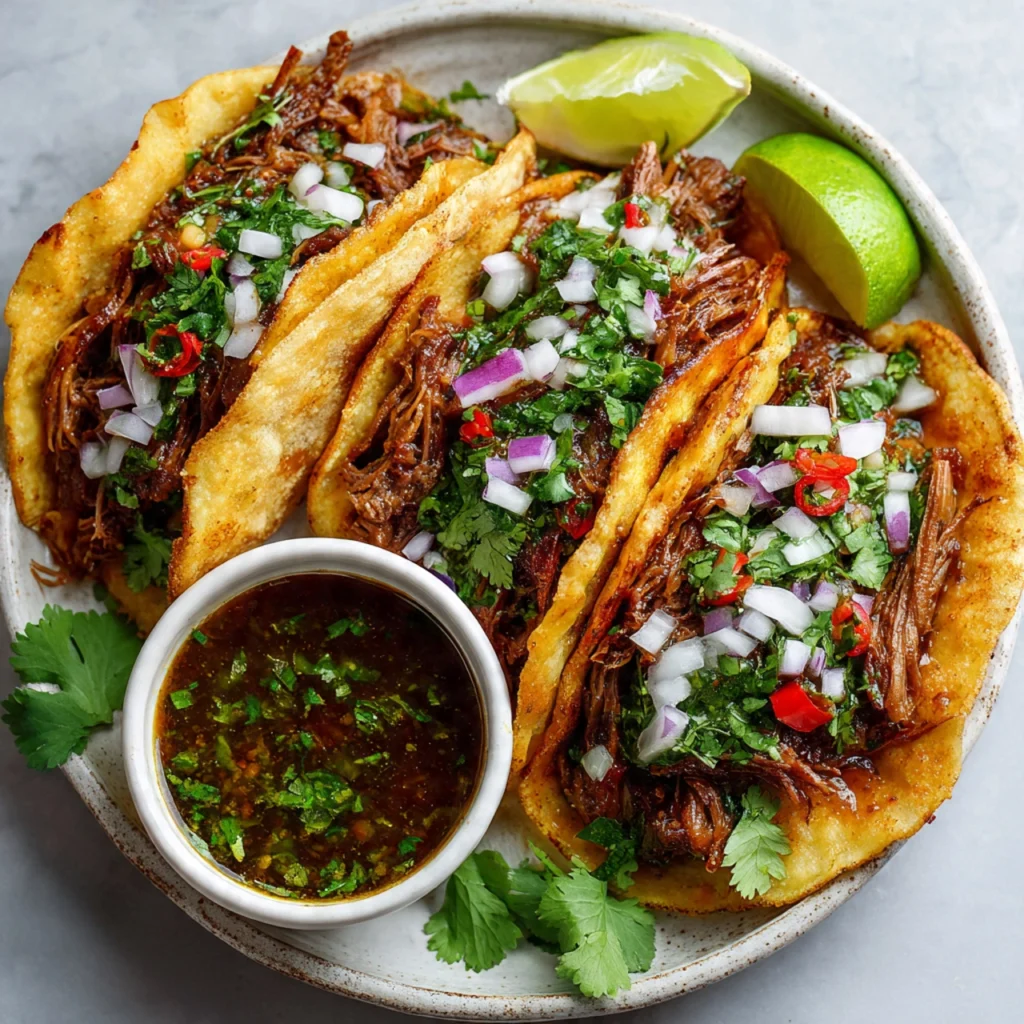Crockpot Birria Tacos