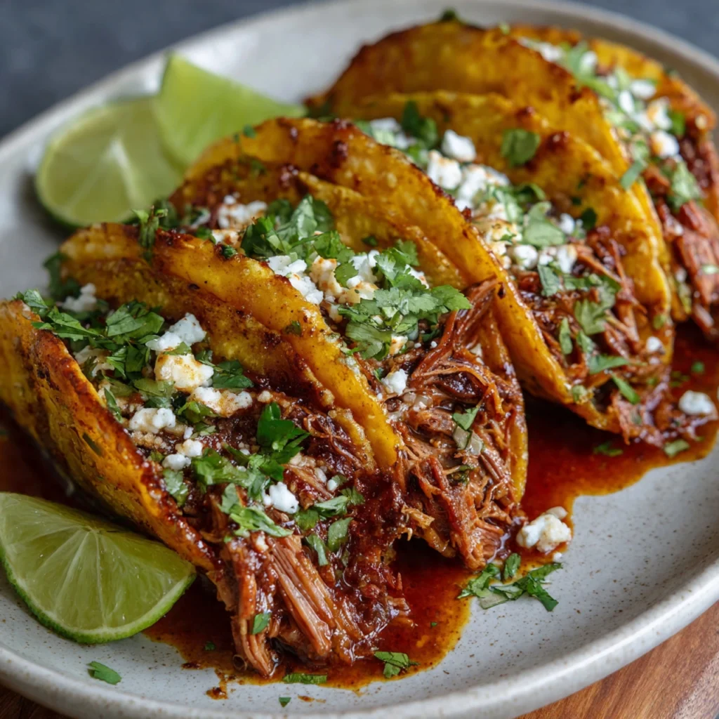 Crockpot Birria Tacos