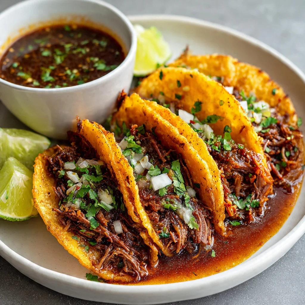 Crockpot Birria Tacos