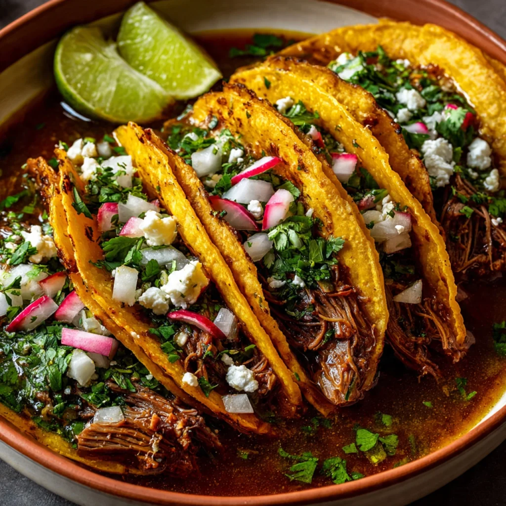 Crockpot Birria Tacos