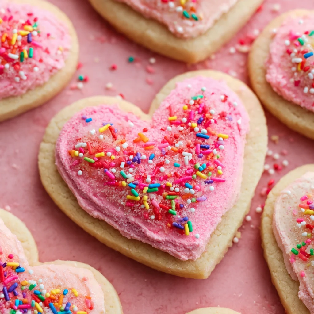 easy valentine sugar cookies