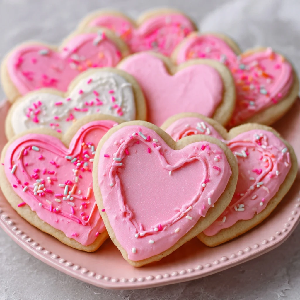 easy valentine sugar cookies