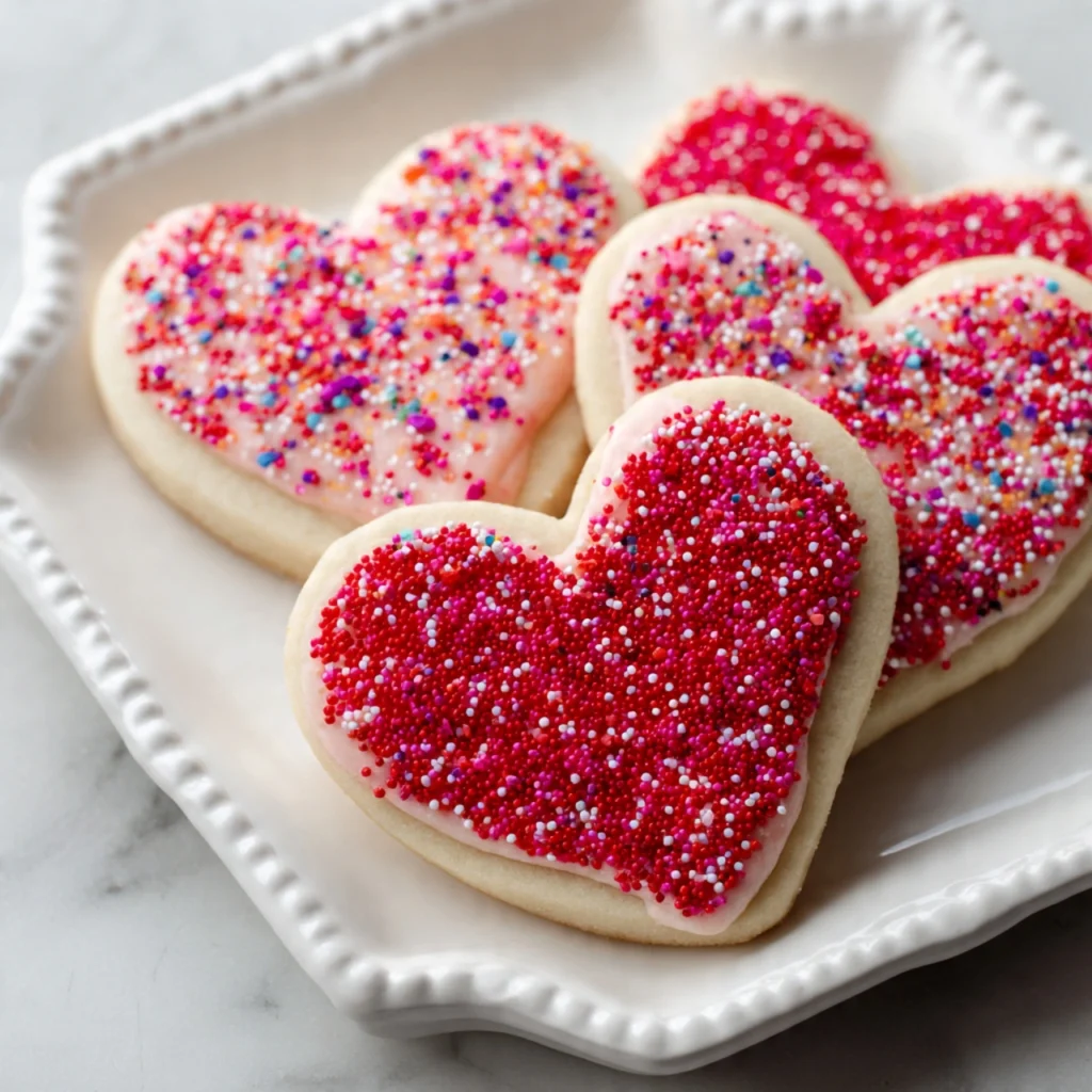 easy valentine sugar cookies