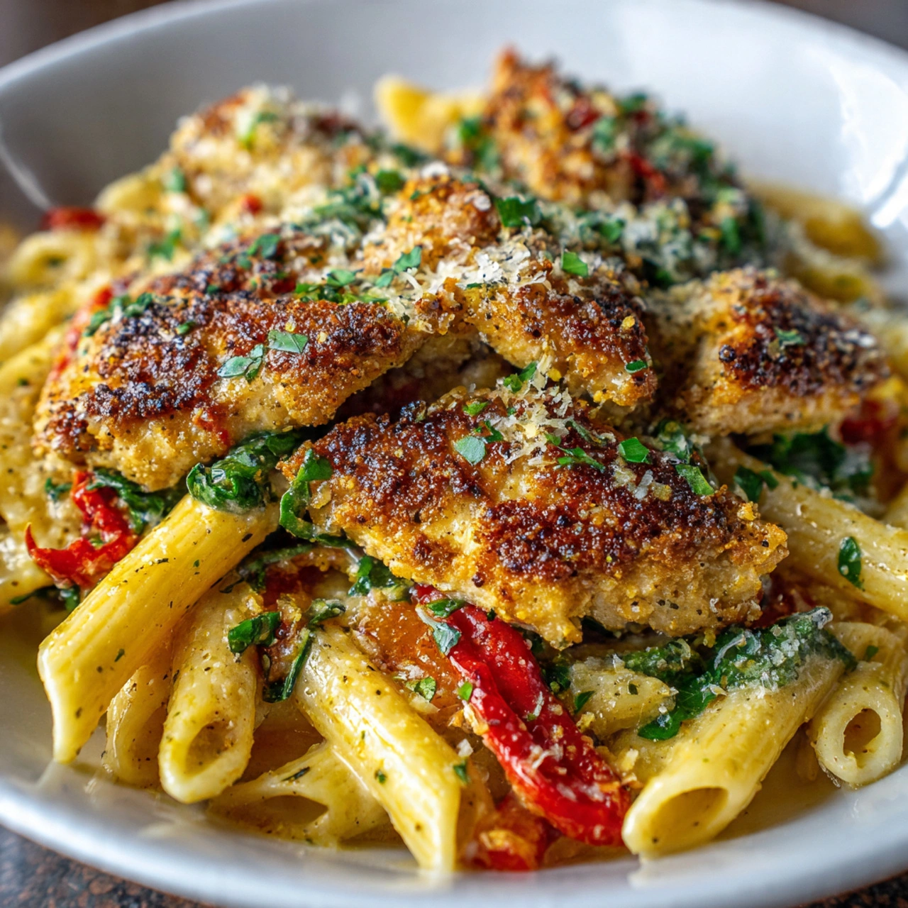 How to Make Restaurant-Quality Garlic Parmesan Chicken Pasta (8 Secrets)