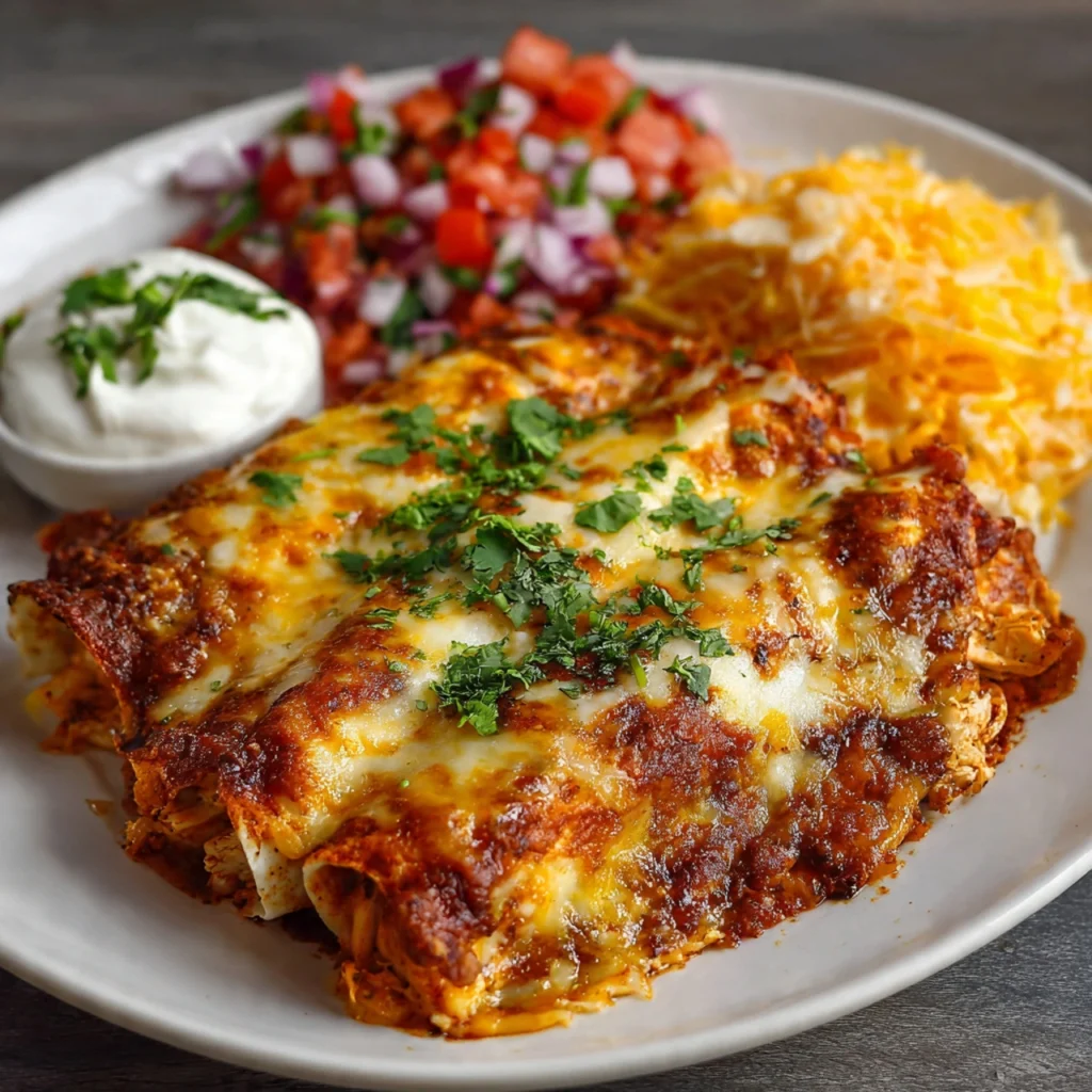 Green Chili Chicken Enchiladas