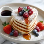 heart shaped pancakes