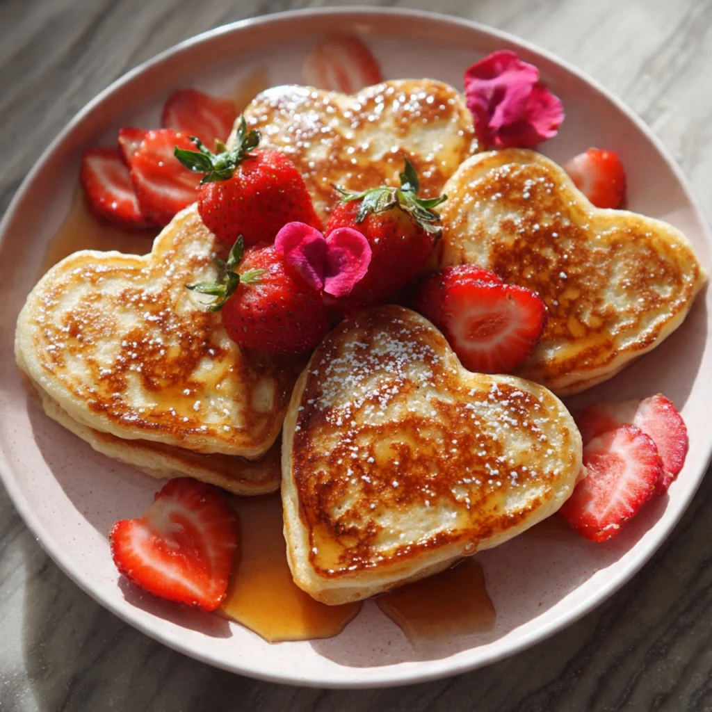 Heart-Shaped Pancakes: How to Make the Perfect Valentine’s Morning Magic heart shaped pancakes