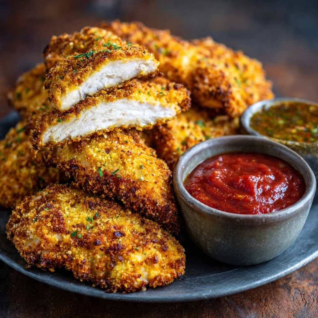 Baked Crunchy Chicken