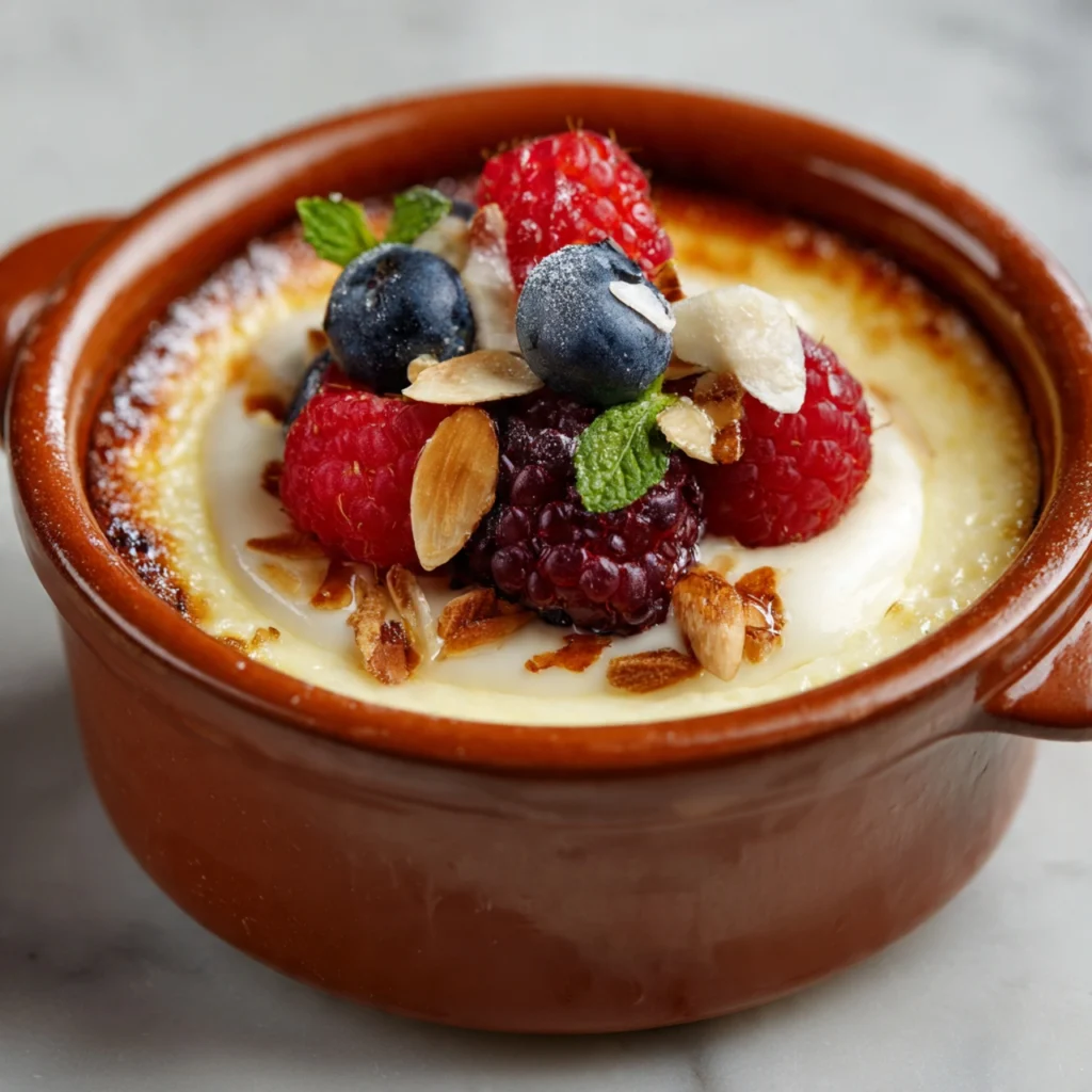 This Easy Dessert Has No Right Tasting This Luxurious Baked Yogurt