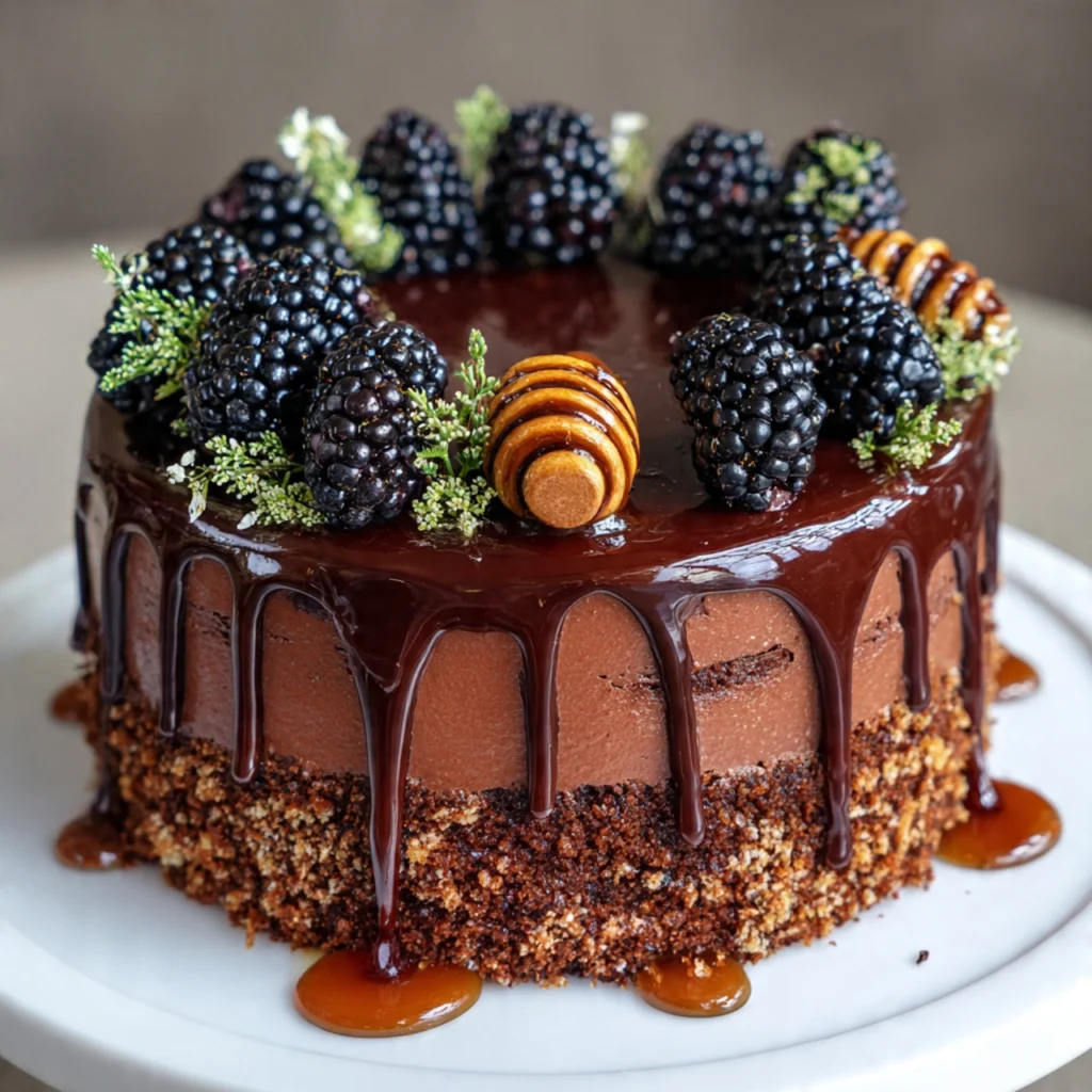 Blackberry Chocolate Cake