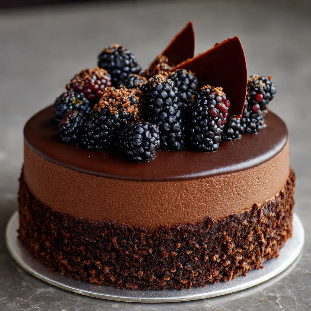 Blackberry Chocolate Cake