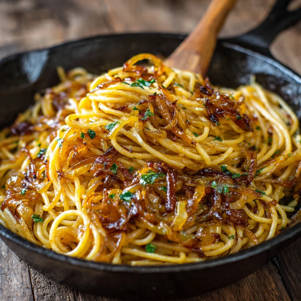 How to Make the Perfect Caramelized Onion Spaghetti Caramelized Onion Spaghetti