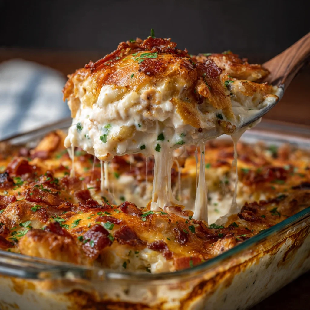 chicken bacon ranch casserole