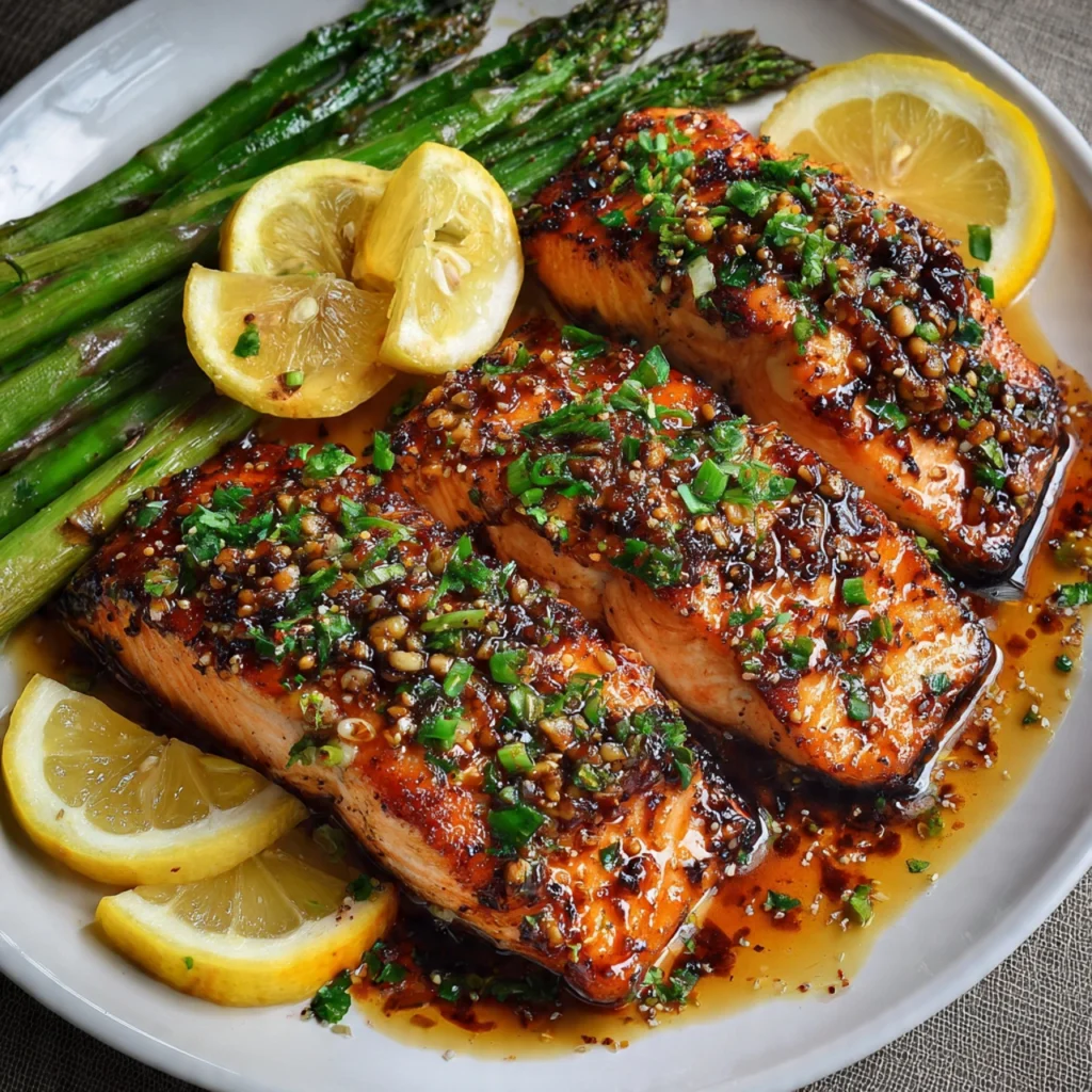 honey garlic salmon