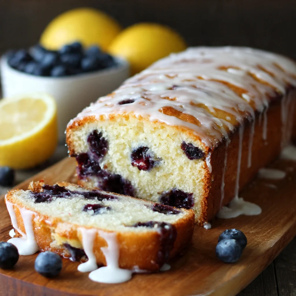 Lemon Blueberry Yogurt Loaf