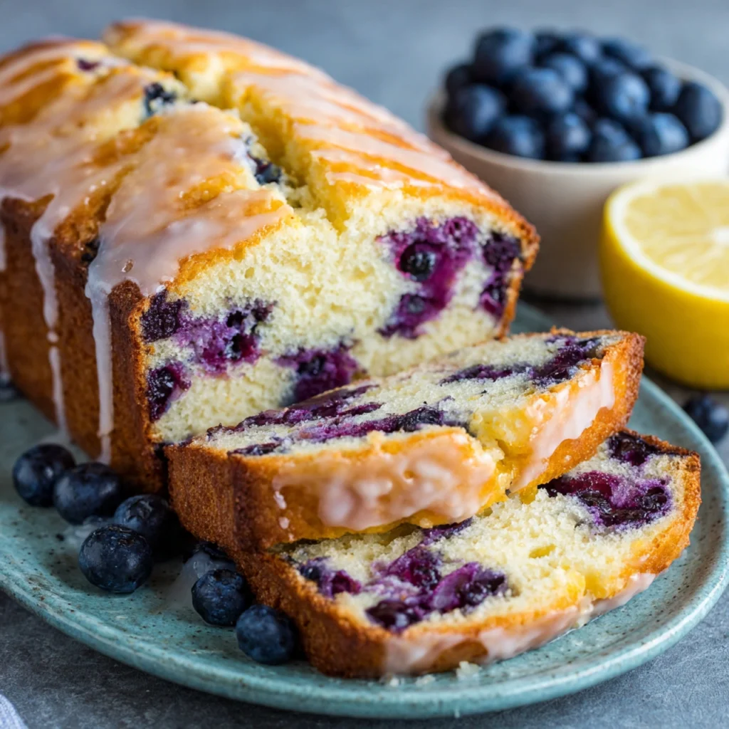 Lemon Blueberry Yogurt Loaf