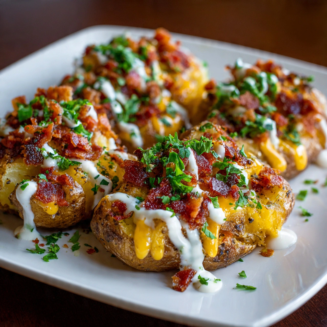 How to Make Perfect Loaded Smashed Potatoes in 45 Minutes