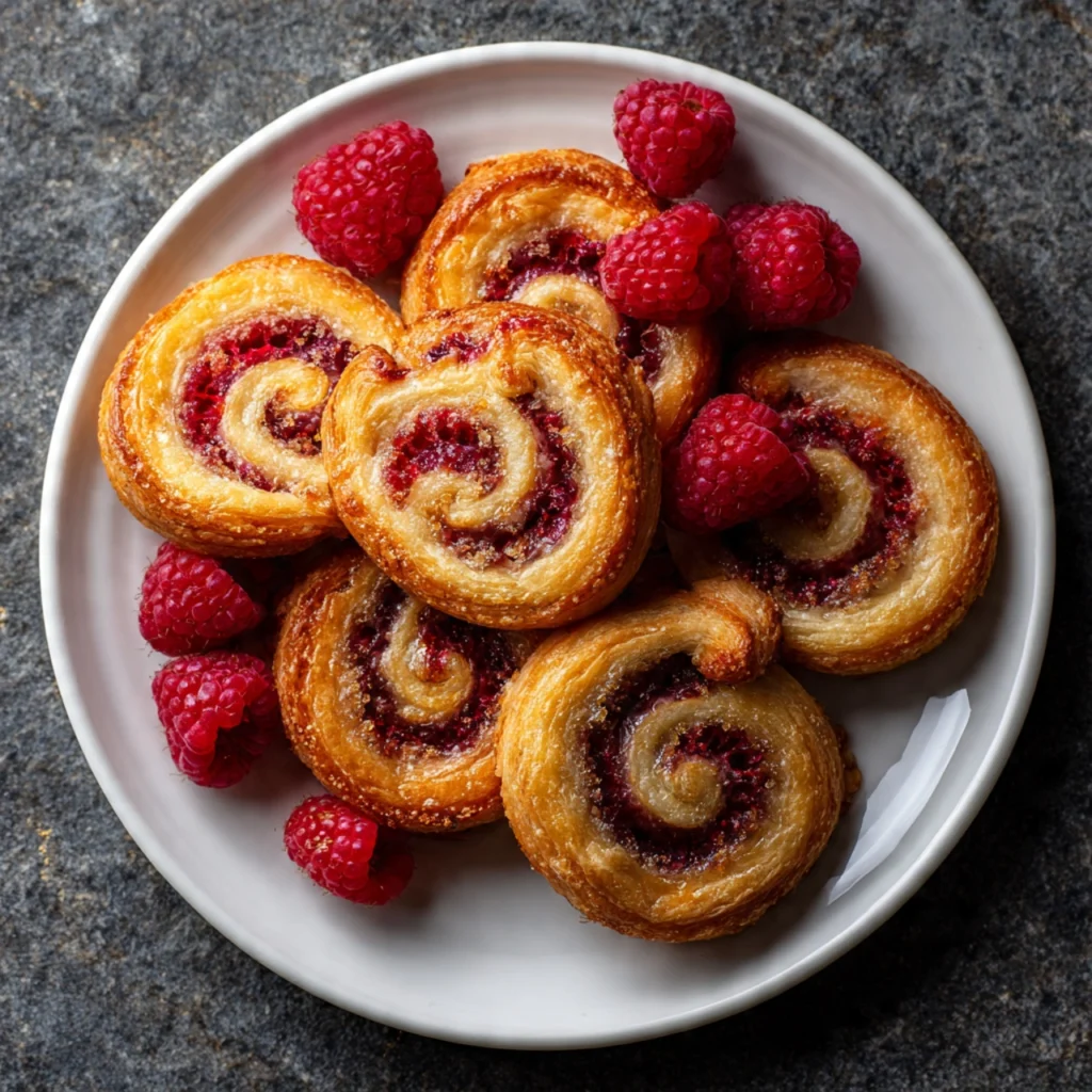 Raspberry Palmiers