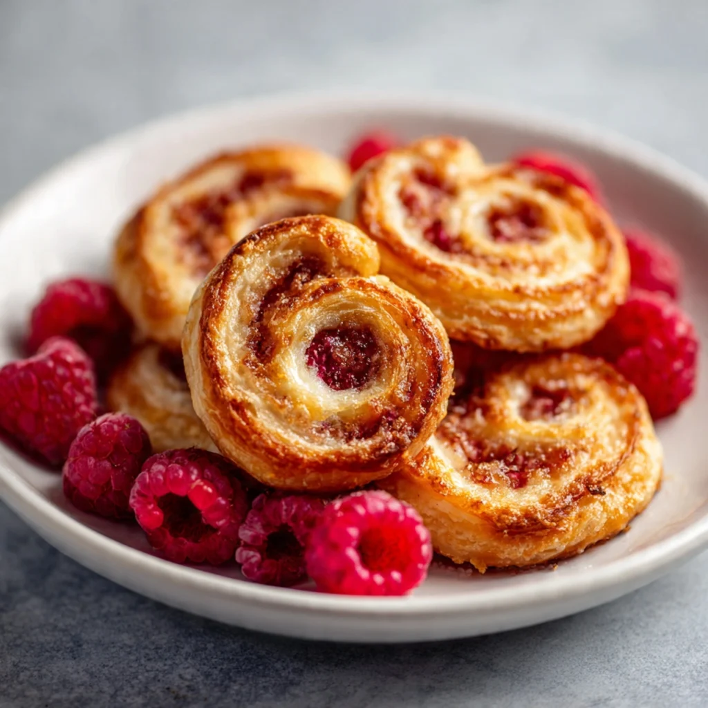 Raspberry Palmiers