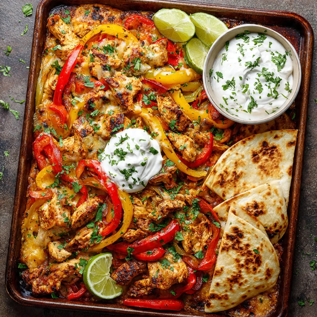 The Most Amazing Sheet Pan Chicken Fajitas SHEET PAN CHICKEN FAJITAS