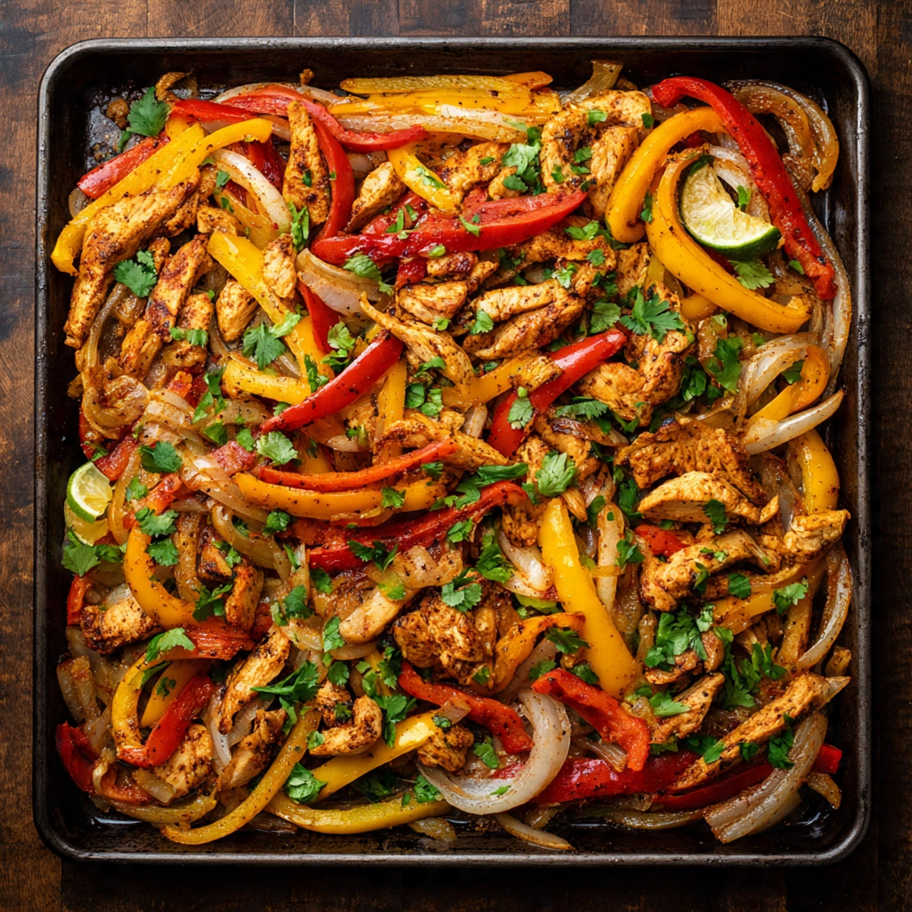 The Most Amazing Sheet Pan Chicken Fajitas