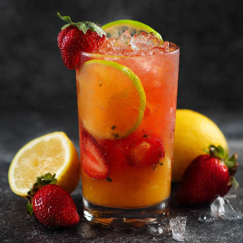 Strawberry Mango Lemonade