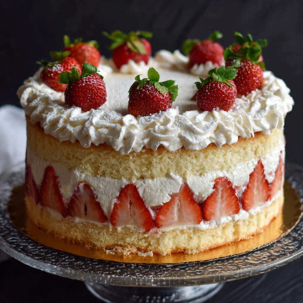 Strawberry Shortcake Cake