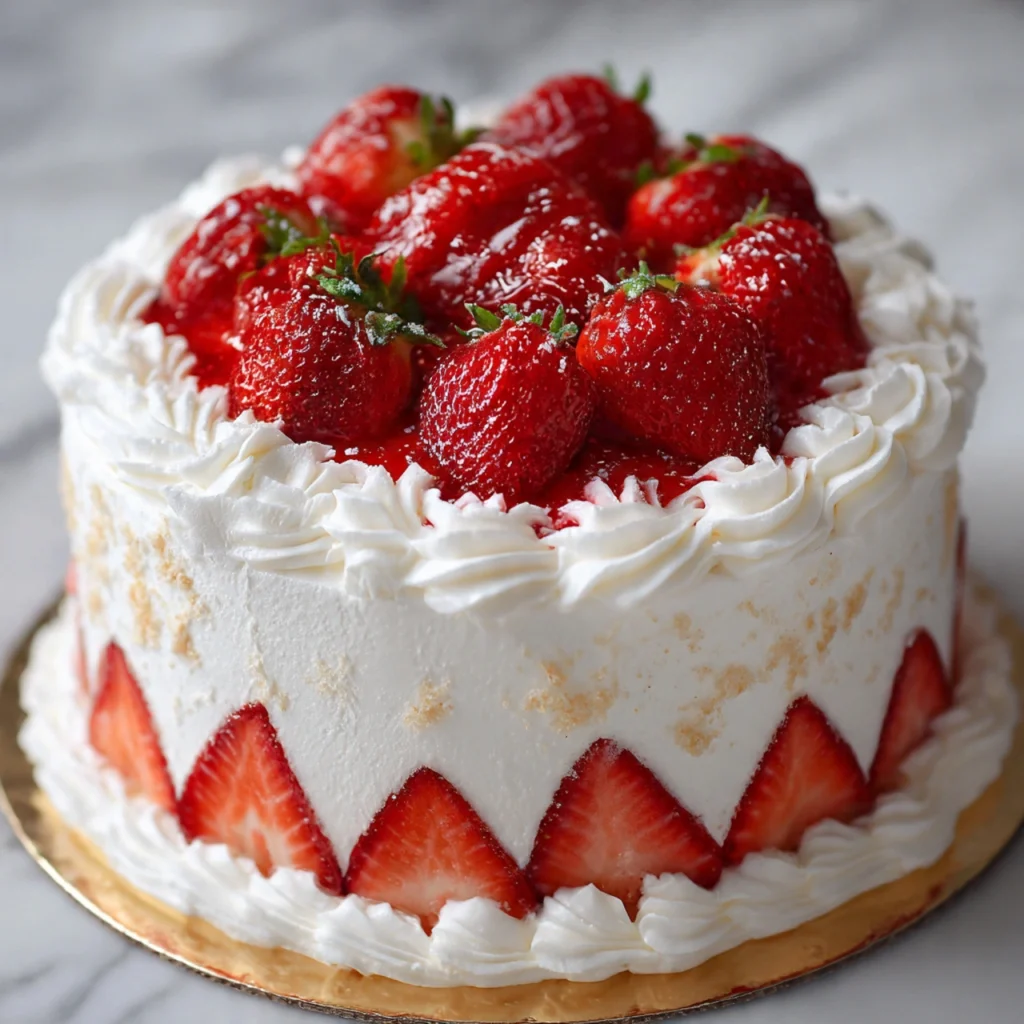 Strawberry Shortcake Cake