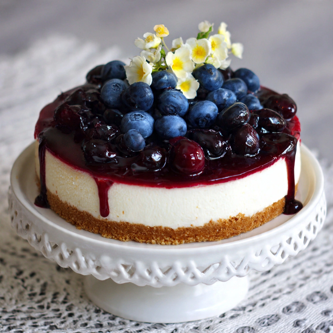 7 Secrets to the Perfect Creamy Blueberry Cheesecake