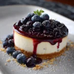 Blueberry cheesecake