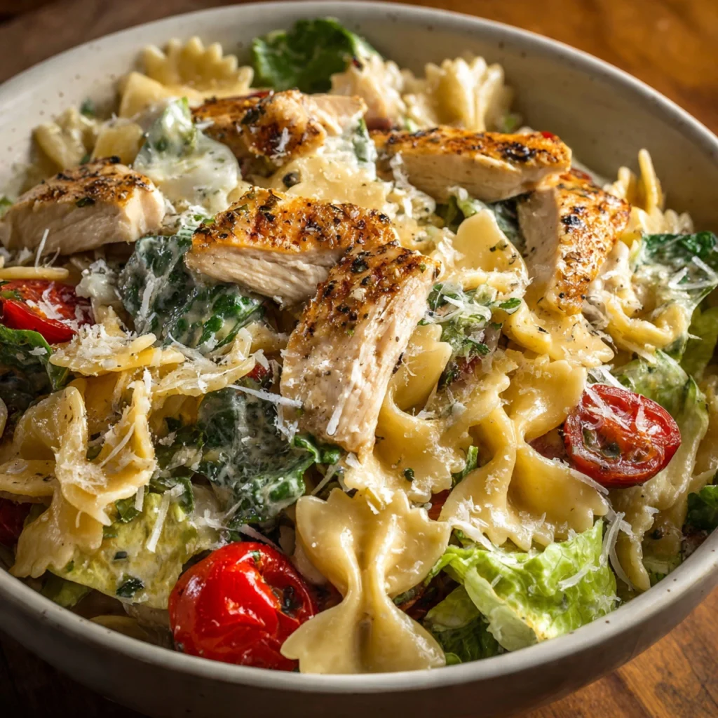 Chicken Caesar Pasta Salad