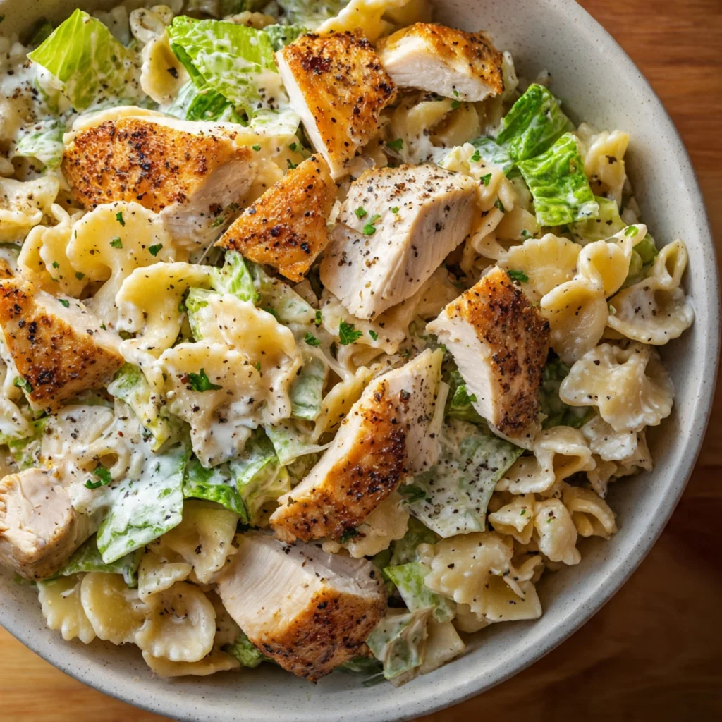 Chicken Caesar Pasta Salad