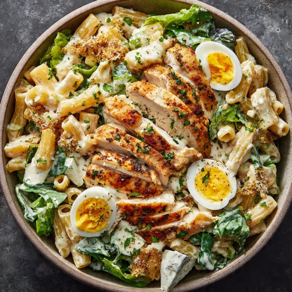 Chicken Caesar Pasta Salad