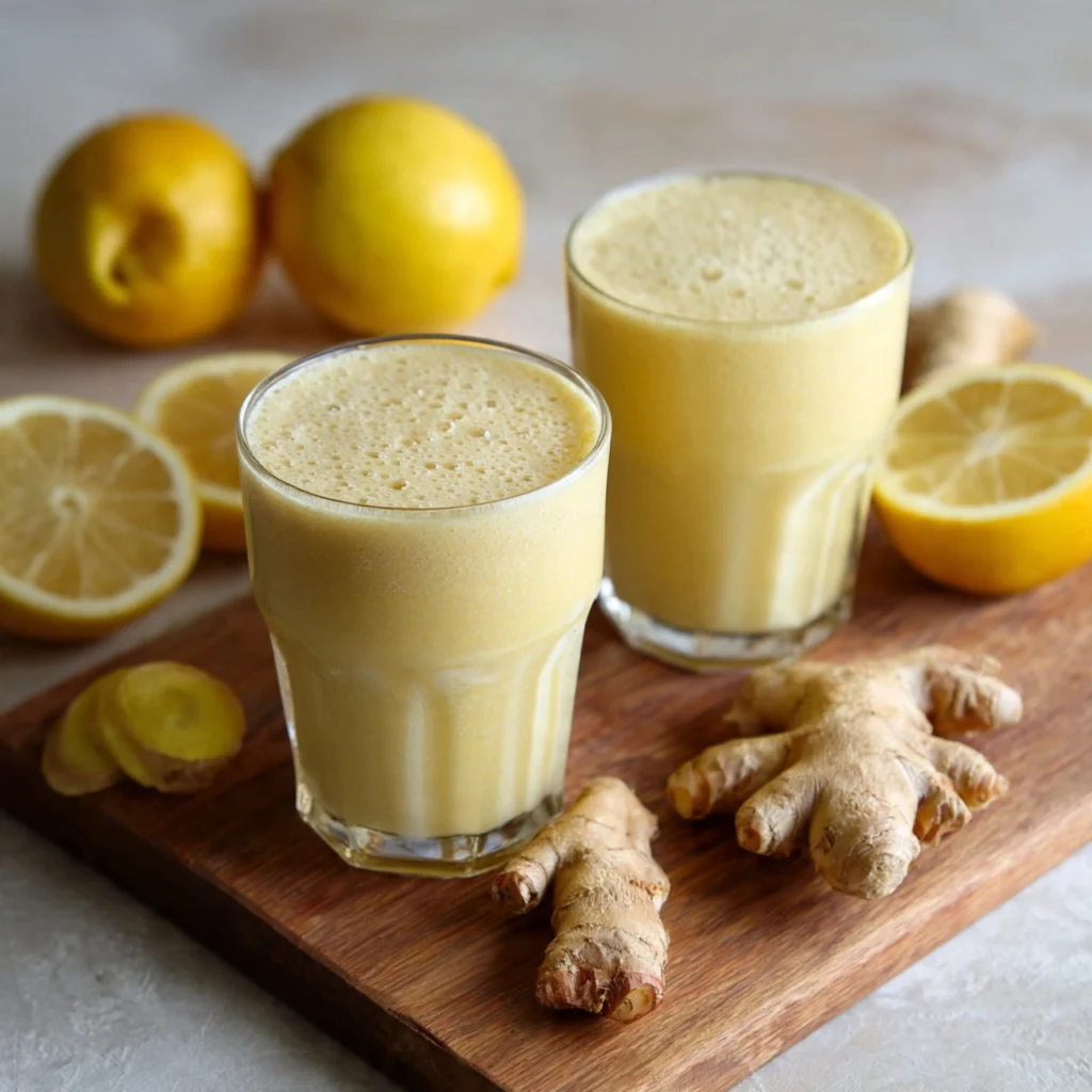 Lemon Ginger Smoothie—Instant Energy Boost You’ll Love! Lemon Ginger Smoothie