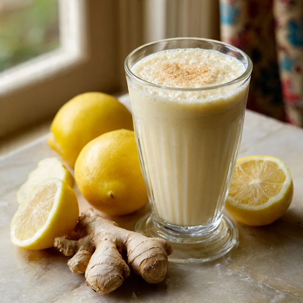 Lemon Ginger Smoothie—Instant Energy Boost You’ll Love! Lemon Ginger Smoothie