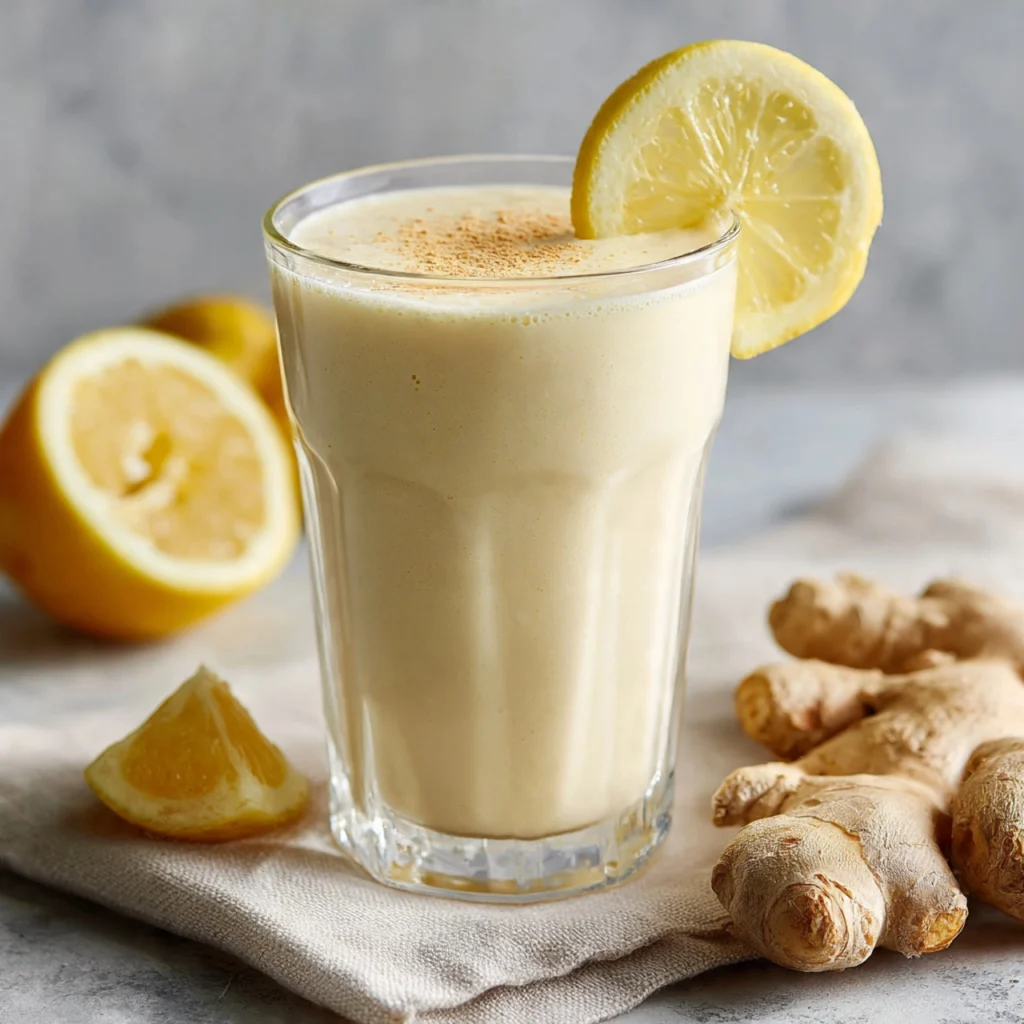 Lemon Ginger Smoothie—Instant Energy Boost You’ll Love! Lemon Ginger Smoothie