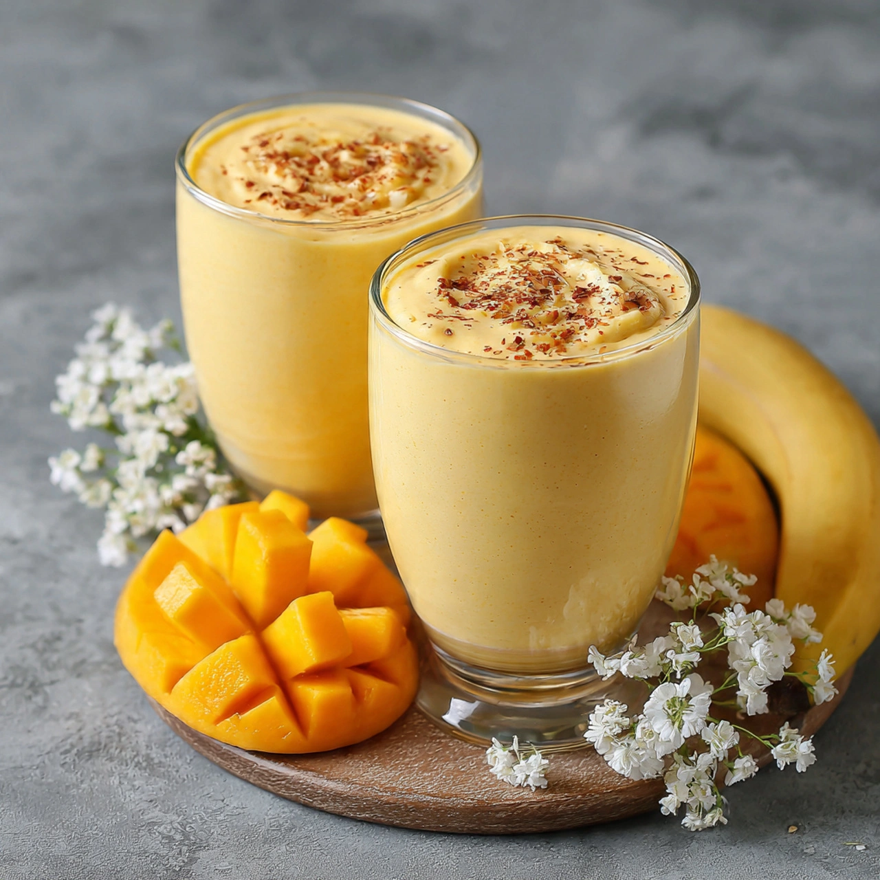 You’ll Fall in Love With This Mango Banana Smoothie!