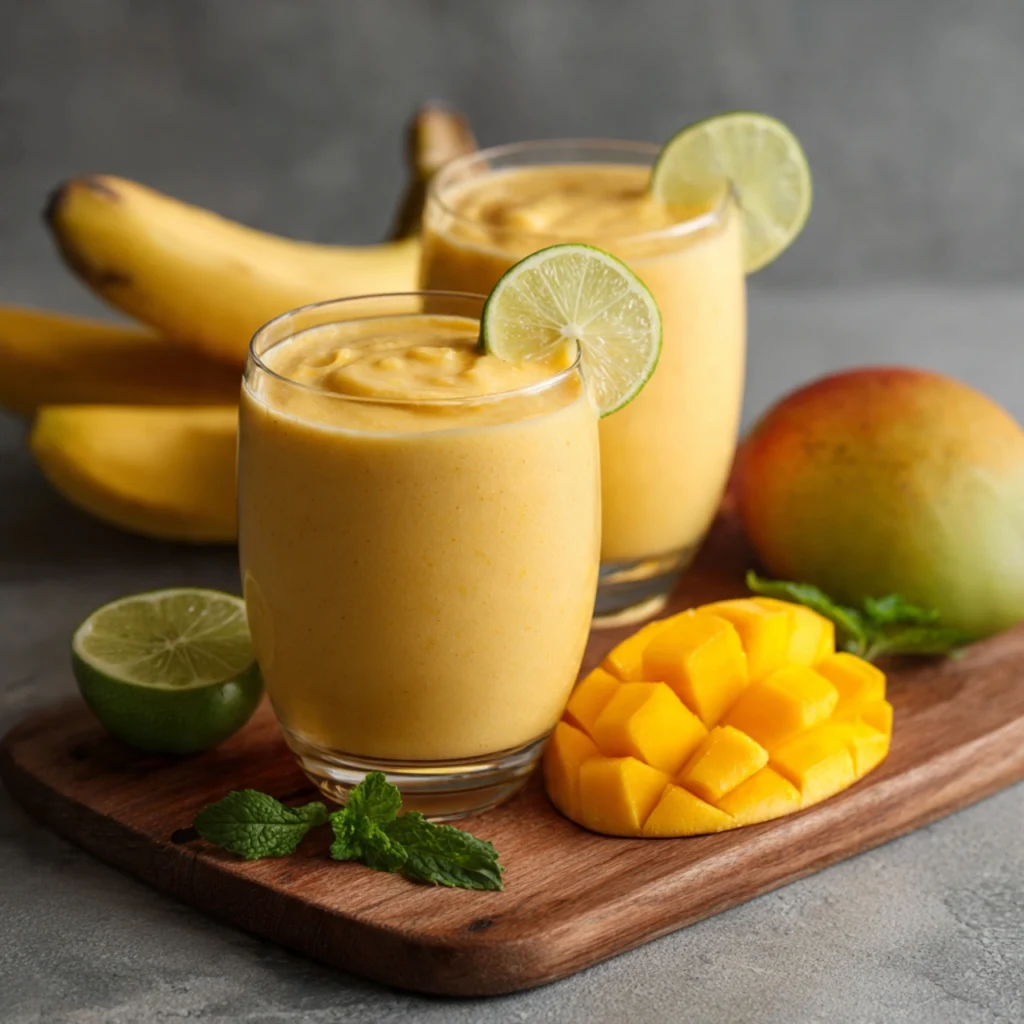 You’ll Fall in Love With This Mango Banana Smoothie! Mango Banana Smoothie