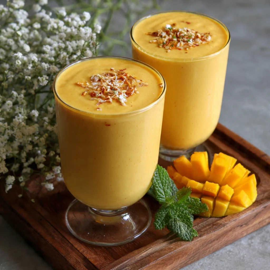 Mango Coconut Milk Smoothie