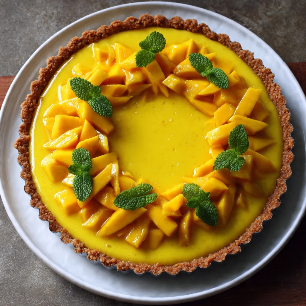 Mango Curd Tart