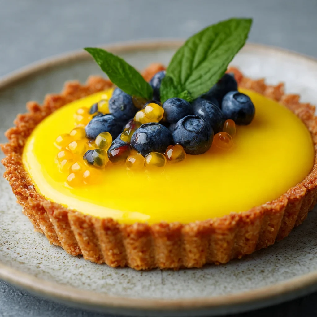 Mango Curd Tart