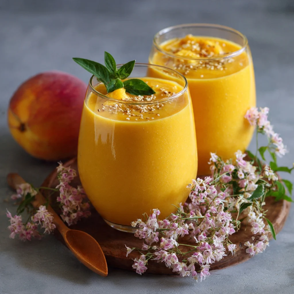 Mango Peach Smoothie