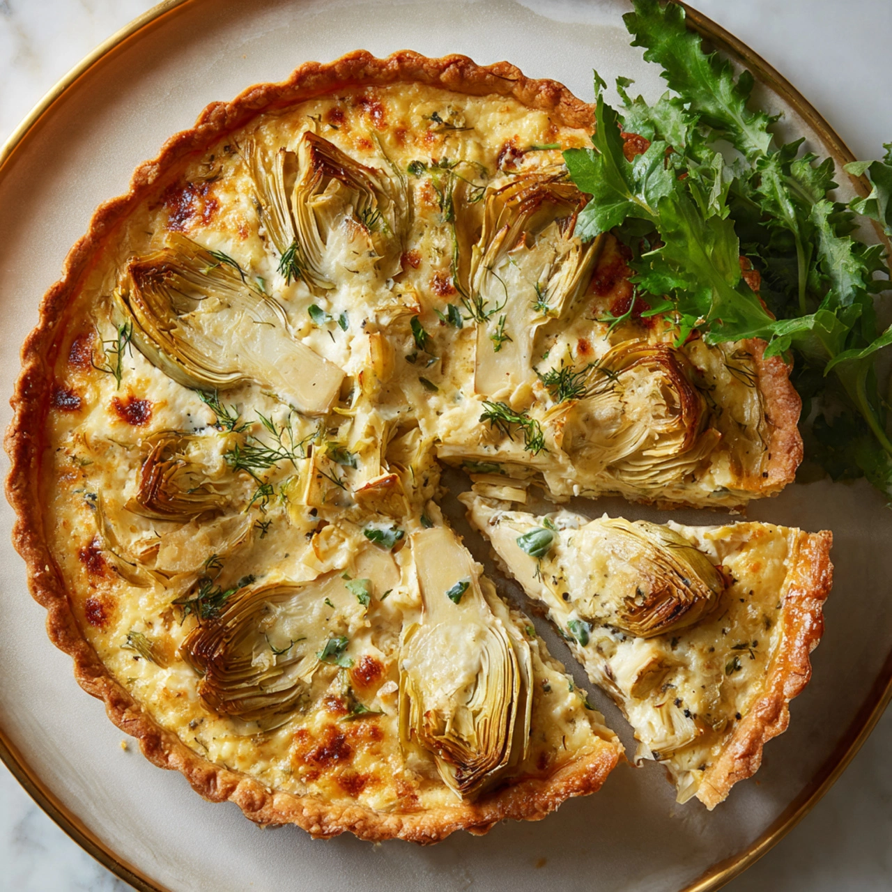 Fall in Love with This Artichoke Gouda Tart