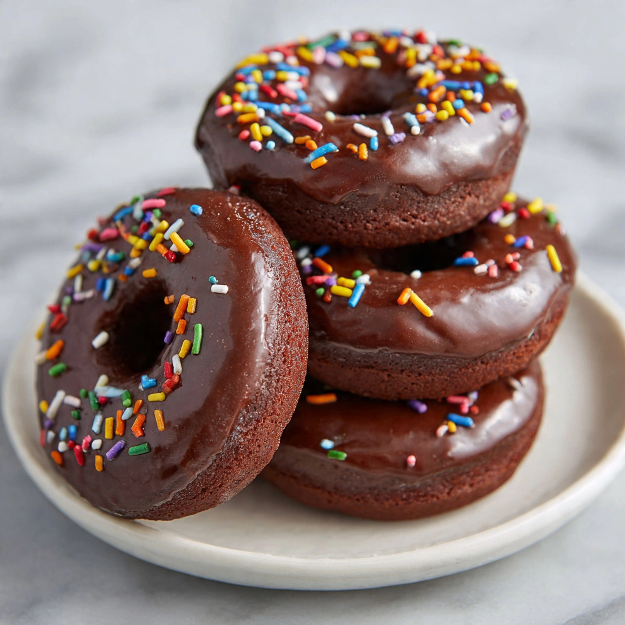 You’ll Love Every Bite of These Rich Fudge Doughnuts!